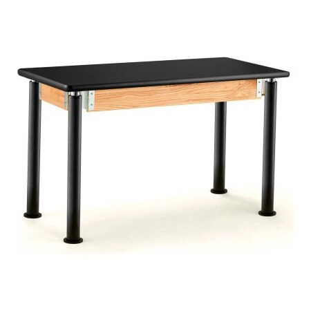 National Public Seating NPS Signature Science Lab Table, Black, 24 X 54, HPL Top SLT4-2454H
